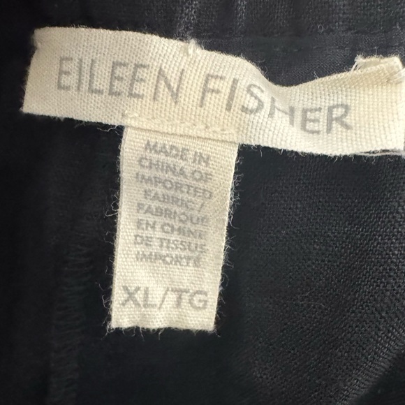 Eileen Fisher 100% Linen Pull On Pants Size XL - Picture 3 of 4